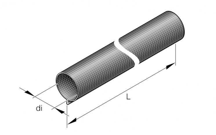 Изоляция для выхлопа  30mm L=150mm (стеклоткань) купить в Иваново